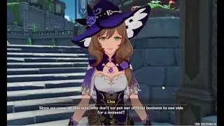 Genshin Impact Global - Lisa's Troublesome Work Quest