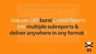 When is Advanced Bursting Mode used to deliver Crystal Reports?👊