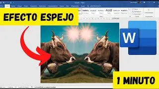 Cómo girar o voltear imágenes en Word (efecto espejo)