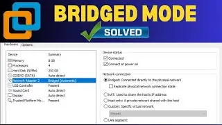 VMware Bridged Network Not Working  | VMware No Internet Access Bridged Mode.