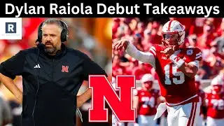 Dylan Raiola SHINES In Nebraska Debut | Nebraska vs UTEP Reaction | Nebraska Cornhuskers Football