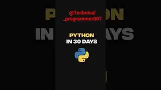 Python programming learn in 30 days | #subscribe #viral #python