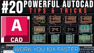 20 Powerful AutoCAD Tips & Tricks - YQ Arch Tutorial