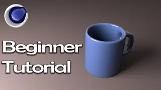 How to model a Mug in Cinema 4d | Beginner Cinema 4d Tutorial