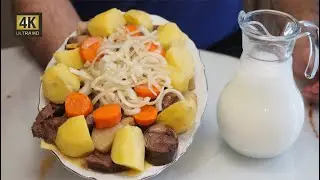 Бешбармак из Конины! Блюдо Казахской Кухни!