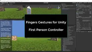 First Person Controller in Unity with Fingers - Gestures for Unity