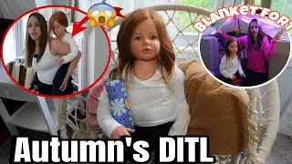 Reborn Autumn's Day in the life I built a Huge blanket fort reborn videos