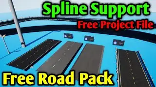 UE5 Spline Road System Advance in Unreal Engine 5 FREE Project Download Spline Road #UE5 #Free #2022