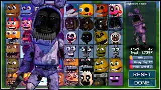 Adv Nightmare Withered Bonnie in FNaF World! (Mod)