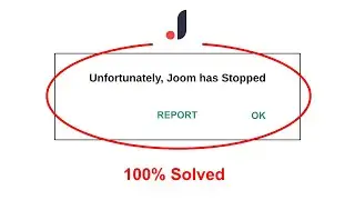 How To Fix Unfortunately Joom app has stopped error problem solved on Android