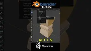 🎯 **Master 3D Modeling in Blender with Expert Shortcuts & Tricks!** #21 #blendertips #Blendertricks