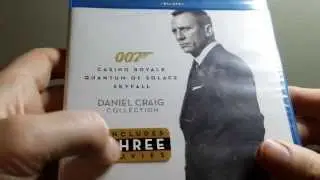 James Bond 007: Daniel Craig Collection Blu-ray Unboxing