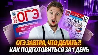 Как подготовиться к ОГЭ по физике за 1 день?! Что нужно сделать, чтобы сдать экзамен