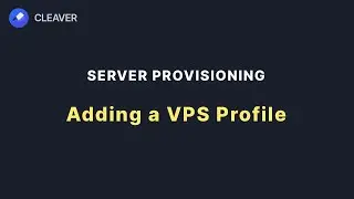 Adding a VPS provider