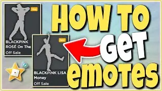 HOW TO GET BLACKPINK LISA MONEY ROSE ON THE GROUND EMOTES #roblox