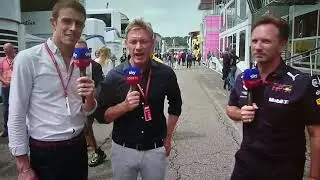 Christian Horner nut-shots Simon Lazenby live on air