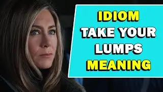 Idiom Take Your Lumps Meaning