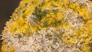 Persian Rice & fresh Herbs Shevid Polo Tahdig