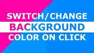 How to Change Button Color / Background Image OnClick in JavaScript Change Background color on Click