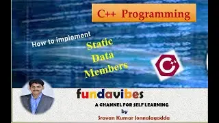 Static Data Members in C++