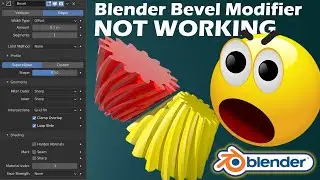 Blender Bevel Modifier Not Working | How Do I Fix It?