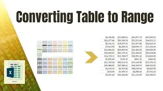 How to convert Table to range? what is Subtotal?