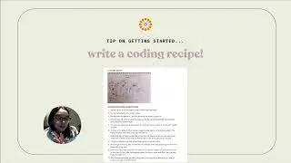 5.15 Write a Coding Recipe!