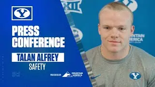 Talan Alfrey | BYU Football | Media Availability | SMU | September 2, 2024