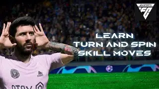 How to Learn Turn and Spin Skill Moves in EAFC 24 Mobile (2024) | EA FC Tutorial