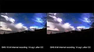 8 Bit vs 10 Bit Panasonic GH5 internal recording - the difference