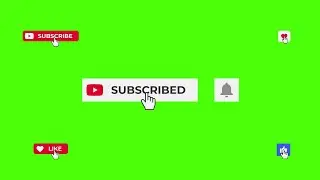 YouTube Subscribe Green Screen Free Download