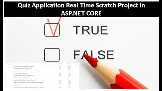 Quiz Project in ASP.NET 7.0 Real Time Scratch | Day-1