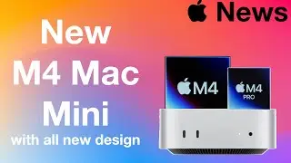 Apple News: M4 Mac Mini with all new design