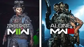 ALONE BLACKCELL VS ZOMBIE GHOST - Full Operator Comparison in Modern Warfare 3 And MW2 | 4K