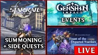 Playing both Genshin & Honkai: Star Rail in One Stream because I'm addicted [LIVE]