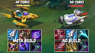 AP CORKI vs AD CORKI FULL BUILD FIGHTS & Best Moments!