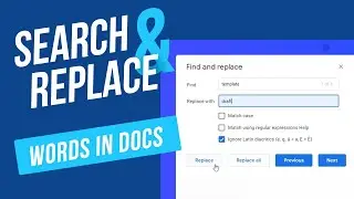 How To Search For A Word In Google Docs | Find and Replace in Google Docs