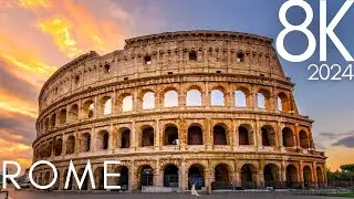 Rome, Italy in 8K ULTRA HD 60 FPS (2024) - Travel Video