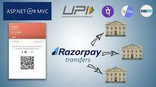 Transfers in Razorpay payment gateway in Asp.Net MVC Core