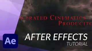 How to Create a Horror Film Title in After Effects - TUTORIAL