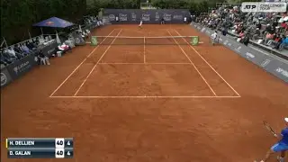 Hugo Dellien (BOL) vs Daniel Elahi Galan (COL), Concepcion challenger, SemiFinal