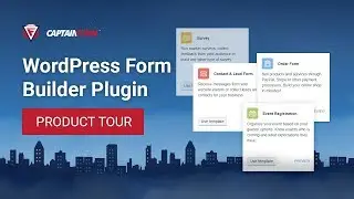 WordPress Form Builder Plugin - CaptainForm - Take the Tour