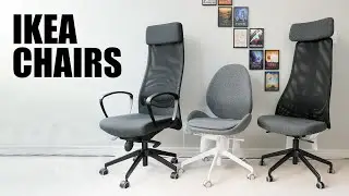 $200 Budget IKEA Office Chairs Comparison - MARKUS, JÄRVFJÄLLET, HATTEFJÄLL