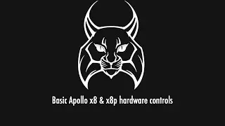 Basic Apollo x8 and x8p hardware controls