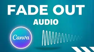 How to Fade Out Audio in Canva #shorts #canva