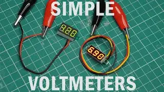 Super Simple Voltmeters for DIY projects