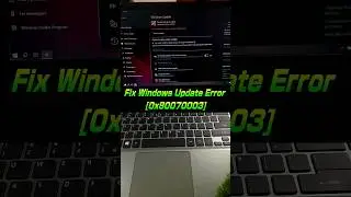 Fix Windows Update error 💻 #youtubeshorts #shorts