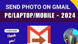 How to send photos in Gmail pc/laptop/mobile - 2024  | how to save pics in Gmail account | send url