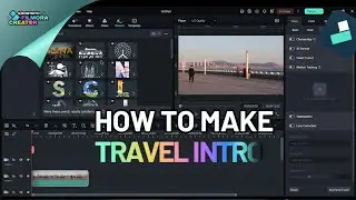 Create Travel Video Motion Tracked Intro Using Filmora | China Travel