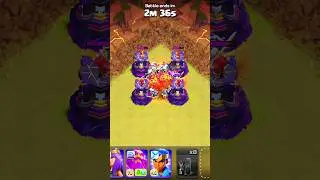 Skelton Vs Wizard Tower | Clash of Clans